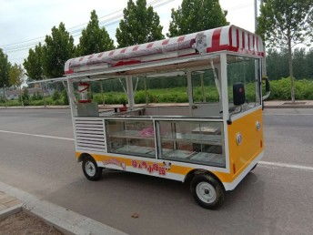 圖 廠家直銷多功能電動(dòng)餐車小吃車蔬菜車 濟(jì)南自行車 電動(dòng)車